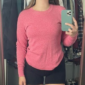 light pink sweater-could be used to work out in or just to run some errands
